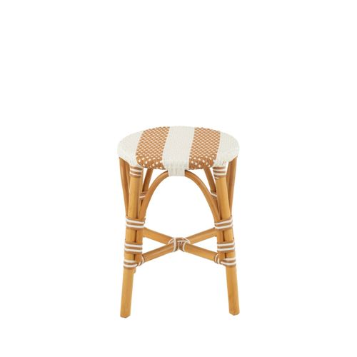 Tabourets Parisiens Assise Tressée Rayures (lot De 2) - Montmartre