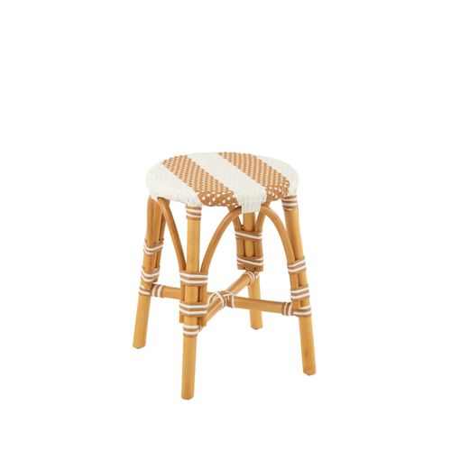 Tabourets Parisiens Assise Tressée Rayures (lot De 2) - Montmartre