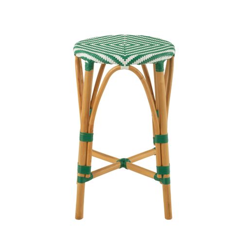 Tabourets De Bar Parisiens Assise Tressée (lot De 2) - Montmartre