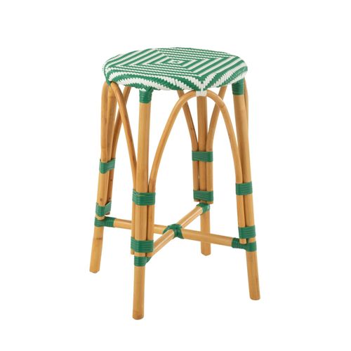 Tabourets De Bar Parisiens Assise Tressée (lot De 2) - Montmartre