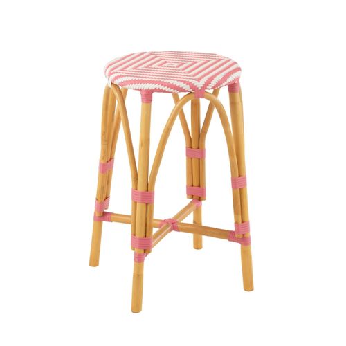Tabourets De Bar Parisiens Assise Tressée (lot De 2) - Montmartre