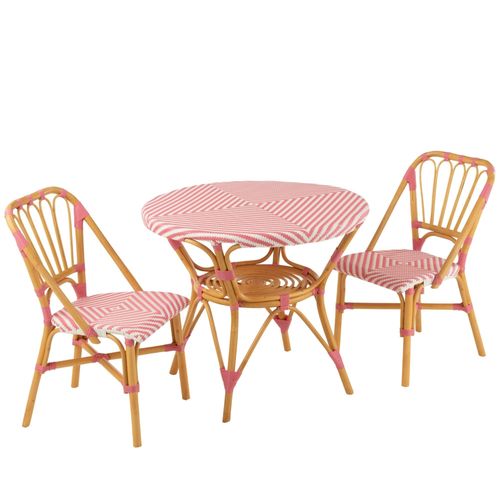 Table Ronde Parisienne Tressée D90 2 Places - Montmartre