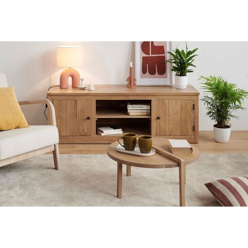 Meuble Télé Bas En Chêne Massif - Victoria