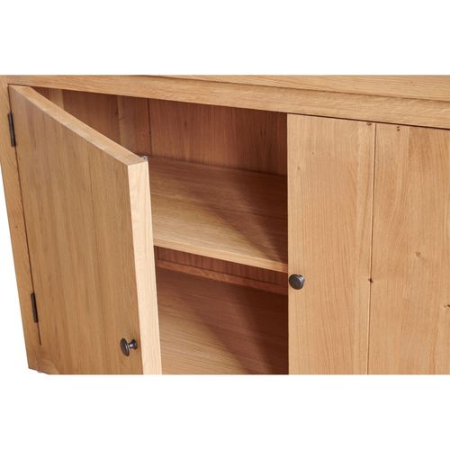 Buffet Vaisselier Industriel En Bois Et Métal 4 Portes - Victoria