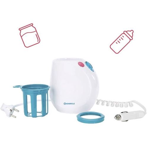 Chauffe-biberon Vapeur Easy(+) Maison/voiture - Compatible Avec Tous Les Biberons Et Petits Pots