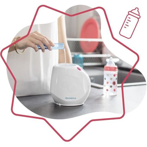 Chauffe-biberon Vapeur Easy(+) Maison/voiture - Compatible Avec Tous Les Biberons Et Petits Pots