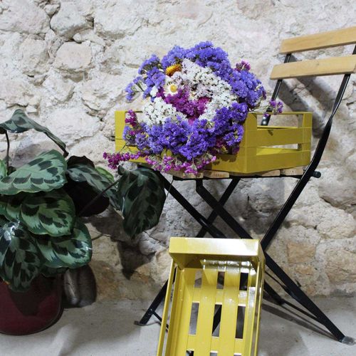 Cagette En Métal Coloré (lot De 2) Moutarde