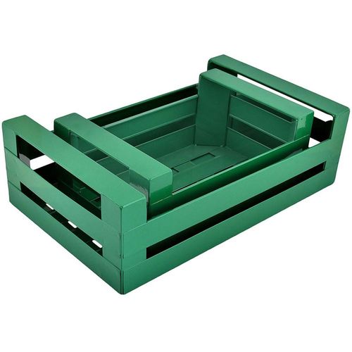 Cagette En Métal Coloré (lot De 2) Vert Tamegroute