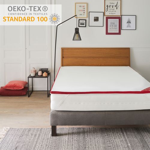 Surmatelas Mémoire De Forme 90x190/200 Cm - Epaisseur 5 Cm - Déhoussable