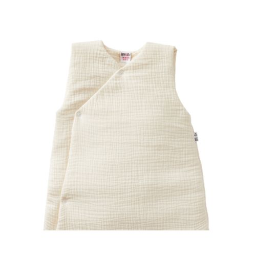 Gigoteuse Bébé 100% Coton Forme Kimono Mix And Match - Mousse De Lait - 0/6 Mois