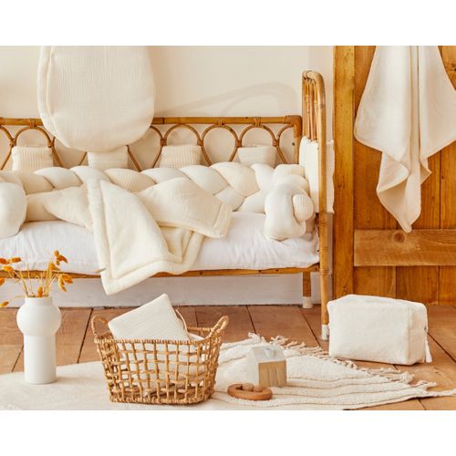 Tour De Lit Bébé Coton/polyester Mix And Match 10 Pièces - Mousse De Lait