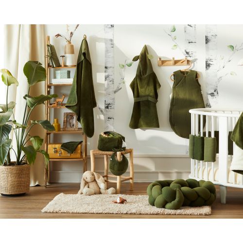 Gigoteuse Bébé 100% Coton Forme Kimono Mix And Match - Fougère - 0/6 Mois