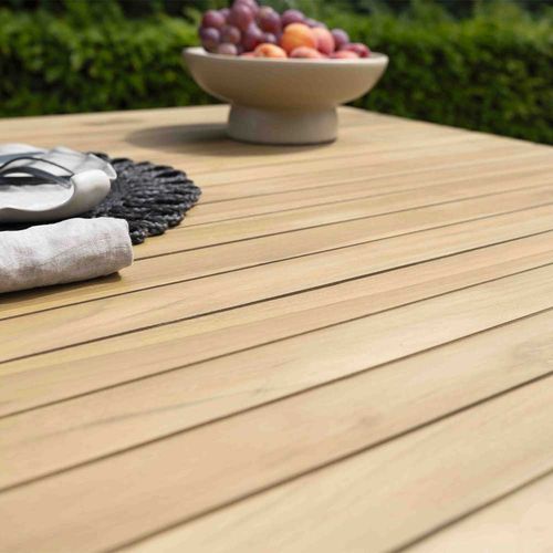 Table De Jardin Rectangulaire 4/6p En Teck Massif Naples