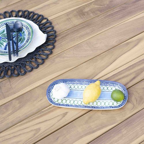 Table De Jardin En Teck Massif 6/8p Calvi