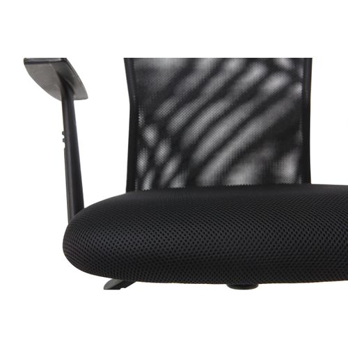 Fauteuil De Bureau à Roulettes Design En Mesh Noir Et Acier Chromé Pluz