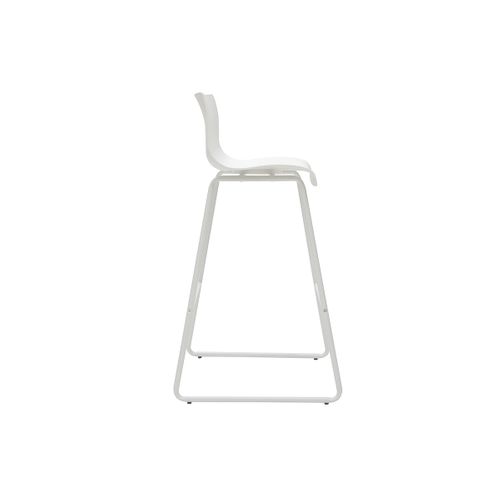 Tabourets De Bar Design Blanc 76 Cm (lot De 2) Ona