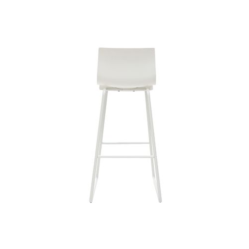 Tabourets De Bar Design Blanc 76 Cm (lot De 2) Ona