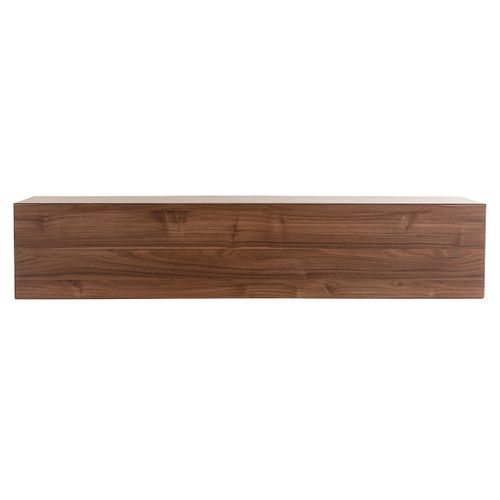 Élément Mural TV Horizontal Finition Bois Foncé Noyer L137.5 Cm Eternel