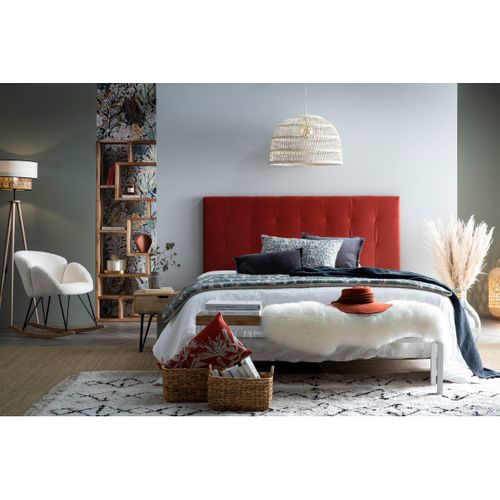 Table De Chevet Industrielle Bois Manguier Massif Et Métal Noir Vibes