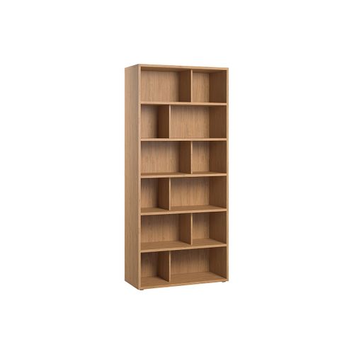 Bibliothèque Design Finition Bois Clair Chêne L92 Cm Epure