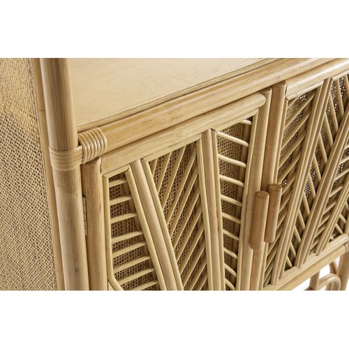 Bibliothèque Vintage En Rotin Naturel L80 Cm Galon