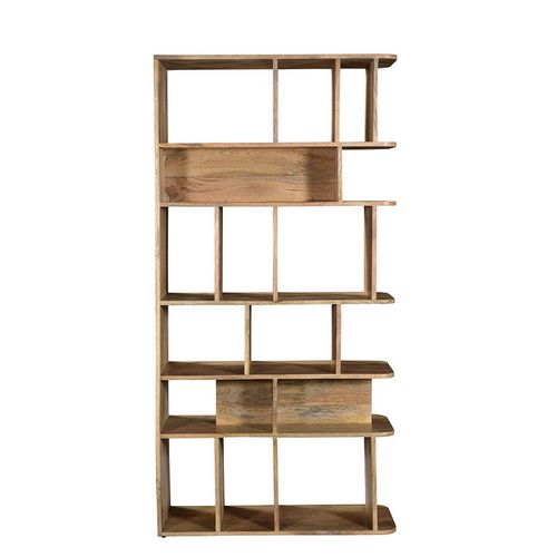 Bibliothèque Séparateur En Bois Manguier Massif L88 Cm Rupah