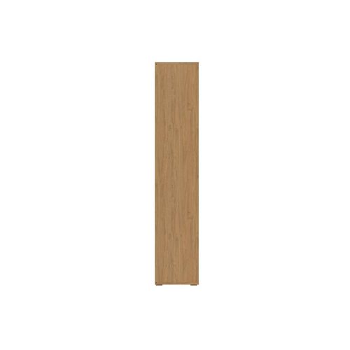 Bibliothèque Scandinave Finition Bois Clair Chêne L140 Cm Epure