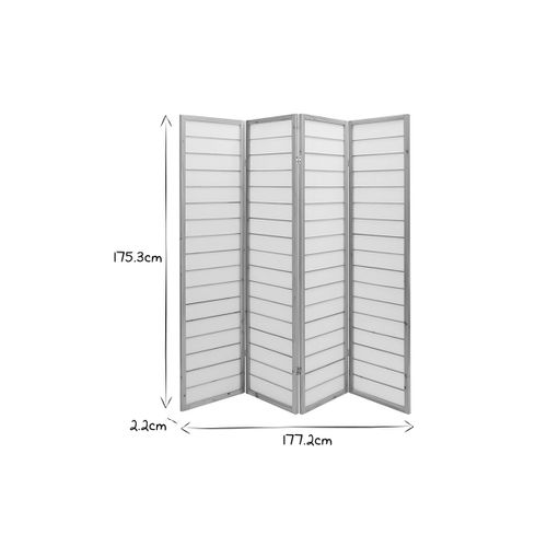 Paravent Japonais En Bois Et Papier De Riz L177 Cm Gibon