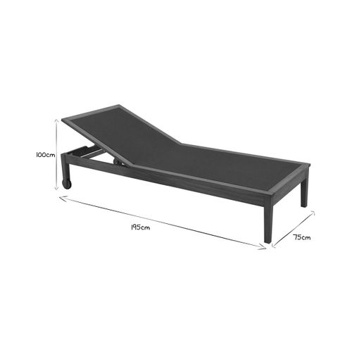 Bains De Soleil Blanc Et Bois Massif (lot De 2) Naveen