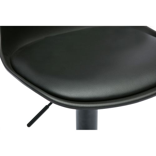 Tabourets De Bar Design Noirs (lot De 2) Steevy