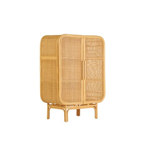 Buffet En Rotin 2 Portes L80 Cm Luwak