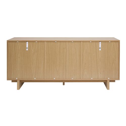 Buffet En Bois Clair Chêne L160 Cm Zao