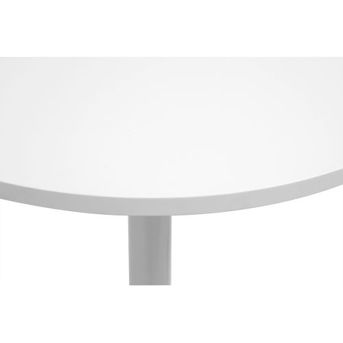 Table Haute Design Ronde Blanche D60 Cm Calista