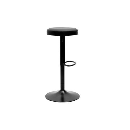 Tabourets De Bar Réglables Noirs (lot De 2) Byron