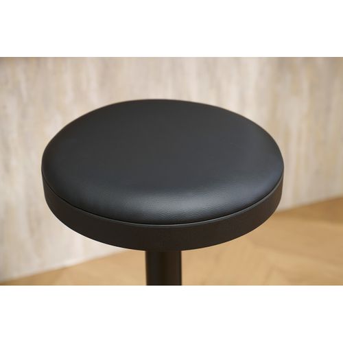 Tabourets De Bar Réglables Noirs (lot De 2) Byron