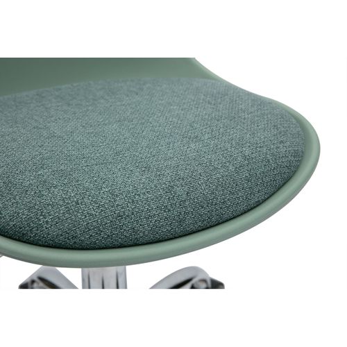Fauteuil De Bureau Vert De Gris Enfant à Roulettes Steevy