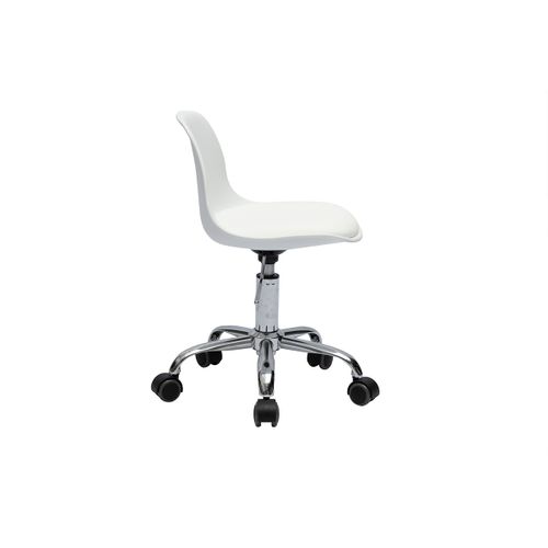 Fauteuil De Bureau Blanc Enfant à Roulettes Steevy