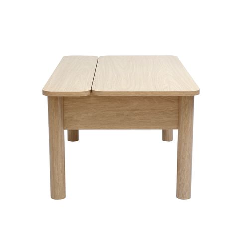 Table Basse Relevable Finition Bois Chêne L100 Cm Bolso