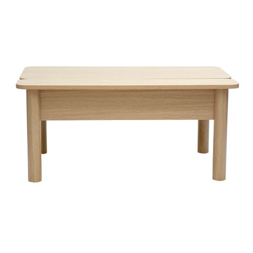 Table Basse Relevable Finition Bois Chêne L100 Cm Bolso