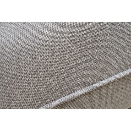 Canapé 3 Places En Tissu Effet Velours Texturé Gris Pio