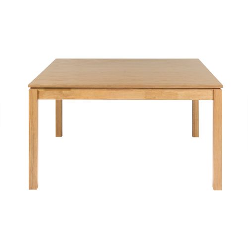 Table à Manger Carrée Bois Clair L140 Cm Sylva