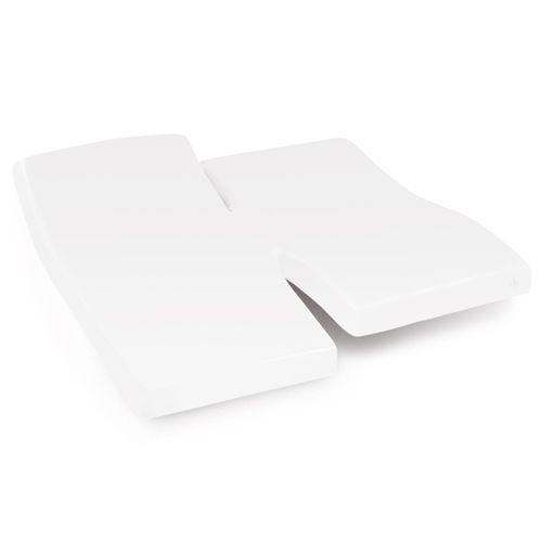 Protège Matelas Imperméable Arnon 2x90x200 Cm Lit Articulé Tpr Bonnet 23 Cm Molleton Coton Contreco