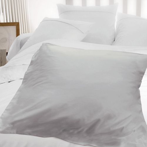 Housse D'édredon Uni 140x150 Cm Coton Alto Alu