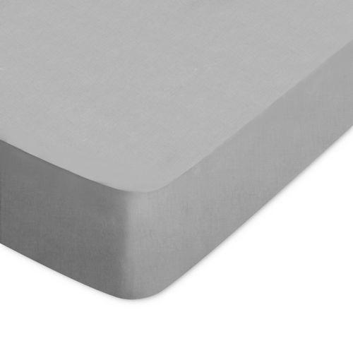 Drap Housse Uni 120x200 Cm Bonnet 30 Cm Coton Alto Alu