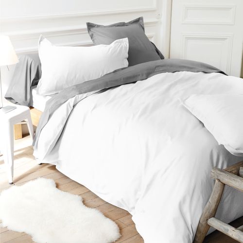 Housse De Couette Uni 240x220 Cm Coton Alto Blanc