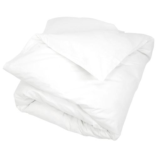 Housse De Couette Uni 240x220 Cm Coton Alto Blanc