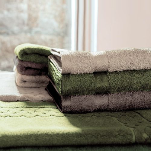 Drap De Douche 70x140 Cm Royal Cresent Vert Bouteille 650g/m2