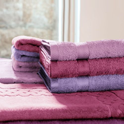 Drap De Bain 100x150 Cm Royal Cresent Rose Lavande 650g/m2
