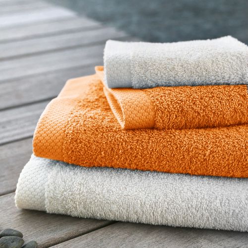 Parure De Bain 6 Pièces Pure Orange 550g/m2