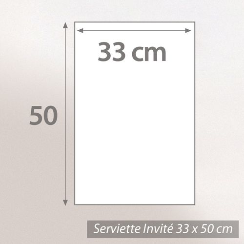 Serviette Invité 33x50 Cm Coton 550g/m2 Pure Points Rouge